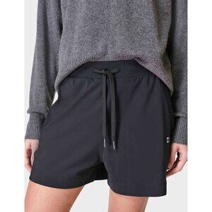 Sweaty Betty Explorer 3.5" Athletic Workout Drawstring Short Black XXL NEW